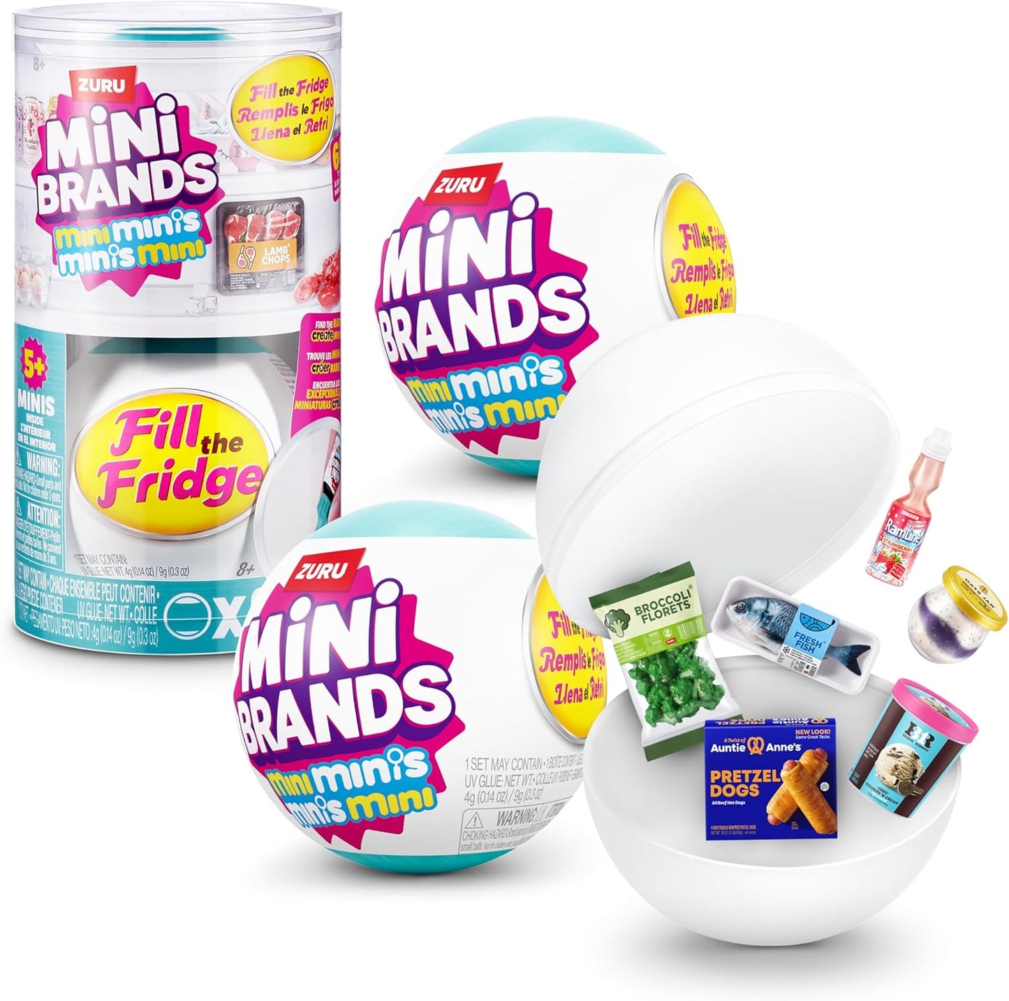 Mini Brands Fill the Fridge + Cápsulas Sorpresa