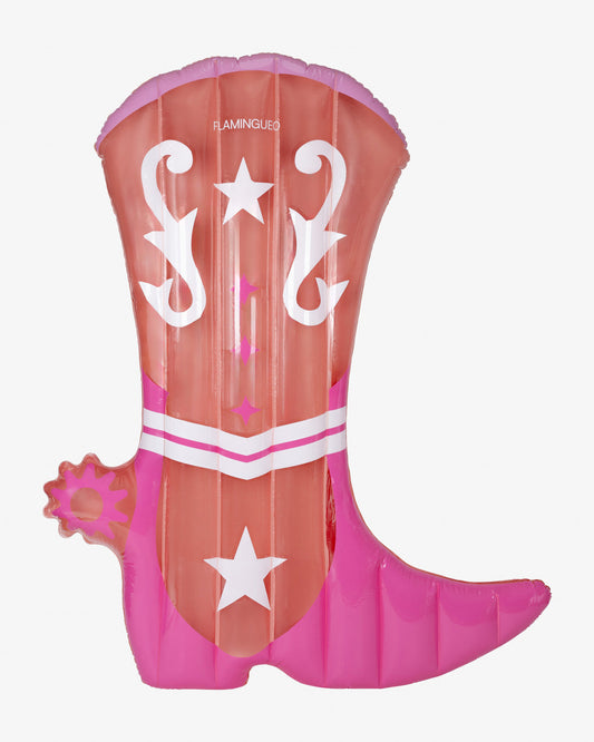 Flotador bota cowboy rosa - TECH GOD TREND