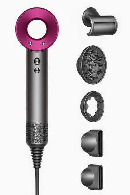 Secador Iónico Pro™+ 5 Accesorios - Tech God Trend