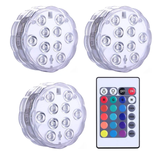 Kit Luces Sumergibles Piscina - Tech God Trend