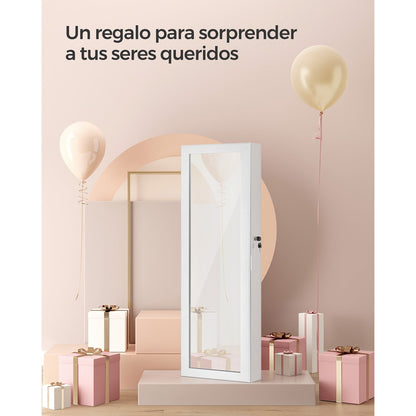 Espejo Joyero de Pared con Luces LED